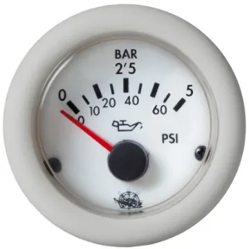 Osculati - Guardian oil pressure gauge 0-5 bar white 24 V - 27.530.01 product image