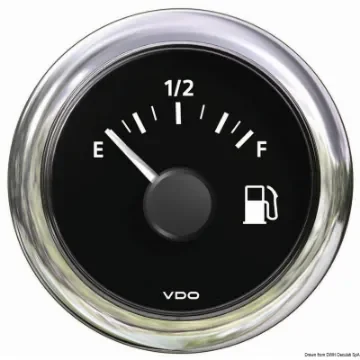 Osculati - Fuel level indicator 10/180 ohm black - 27.582.01 product image