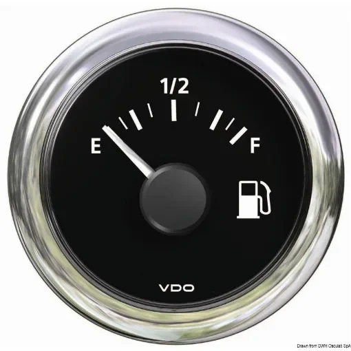 Osculati - Fuel level indicator 10/180 ohm black - 27.582.01 product image