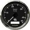 Osculati - Speedometer w/GPS compass black/glossy - 27.780.03 product image