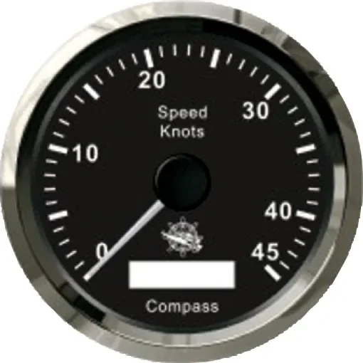 Osculati - Speedometer w/GPS compass black/glossy - 27.780.03 product image