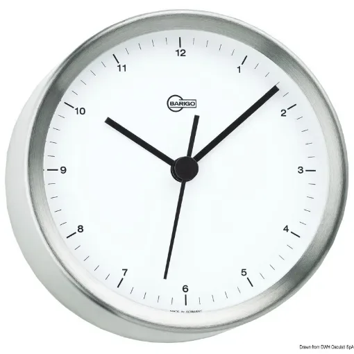 Osculati - Barigo Steel quartz clock - 28.080.02 product image