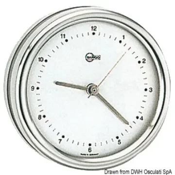 Osculati - Barigo Orion quartz clock silver dial - 28.083.70 product image