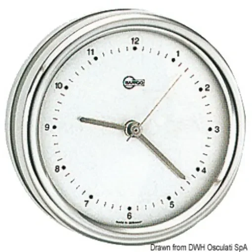 Osculati - Barigo Orion quartz clock silver dial - 28.083.70 product image