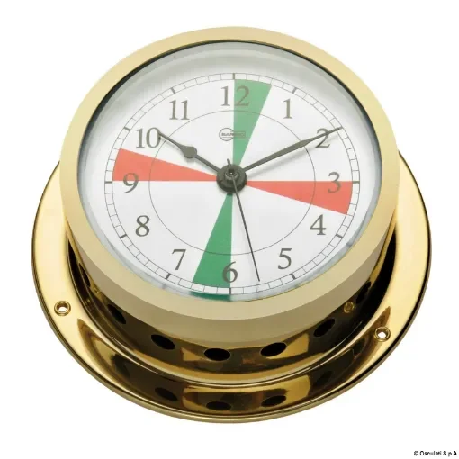 Osculati - Barigo Star quartz clock w/ radiosectors golden br - 28.362.00 product image