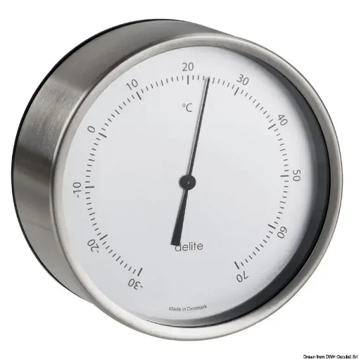 Osculati - Clausen satin SS thermometer, wall mounting - 28.859.04 product image