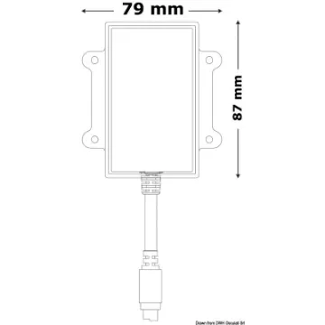 Osculati - Solo ricevitore per 29.549.07 - 29.549.08 product image