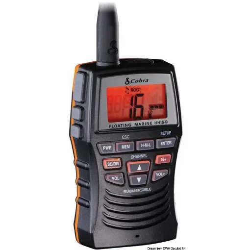 Osculati - COBRA MARINE MR HH150FLTE portable VHF - 29.661.02 product image