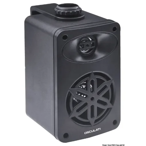 Osculati - Pairs of 2-way loudspeakers f.interiors 3&amp;quot; - 2x80W - black - 29.746.02 product image