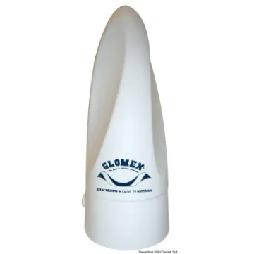 Osculati - GLOMEX Avior TV/AM-FM antenna white - 29.924.01 product image