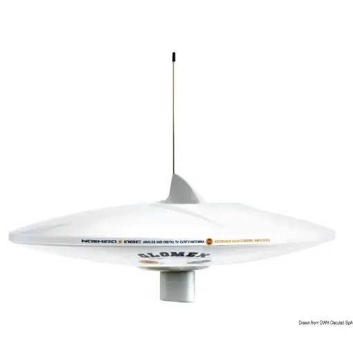 Osculati - GLOMEX Nashira AGC/DAB AM-FM TV antenna - 29.925.20 product image