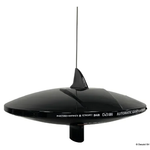 Osculati - Antenna TV Glomex Nashira AGC/DAB/AM-FM nera - 29.925.21 product image