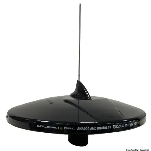 Osculati - GLOMEX Talitha AGC/DAB AM-FM TV antenna black - 29.926.21 product image