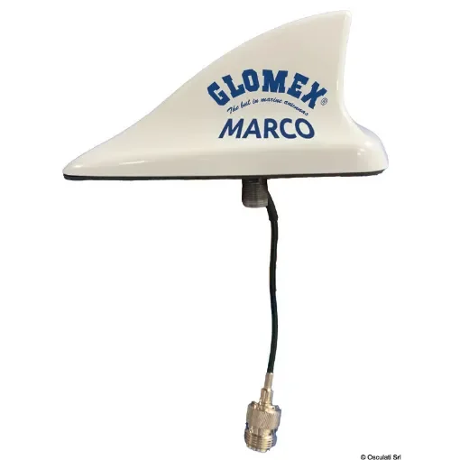 Osculati - GLOMEX MAKO VHF antenna 250mm white - 29.998.01 product image