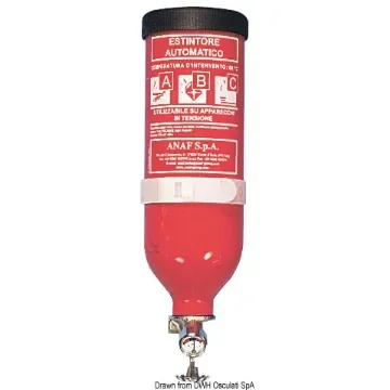 Osculati - Spray powder extinguisher cylindrical 1 kg - 31.515.01 product image