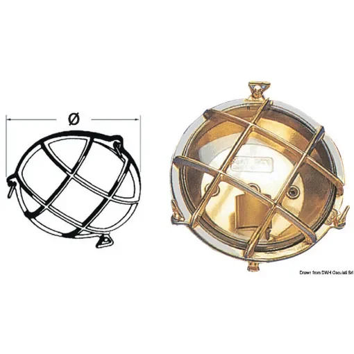 Osculati - OLD MARINA round turtle lamp - 32.202.70 product image