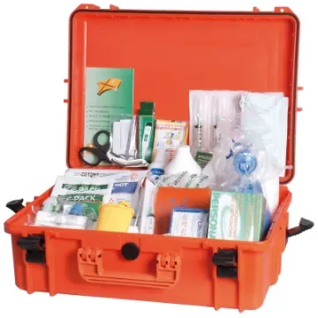Osculati - First aid kit, Table A, in IPX7 watertight case. Made in compliance with Ministerial Decree 10/03/2022 in force as of 10/05/2022. - 32.916.52 product image