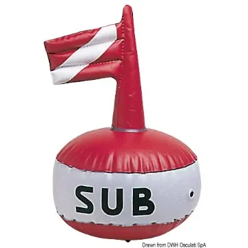 Osculati - Big inflatable diver signal buoy 38 x 63 cm - 33.166.03 product image