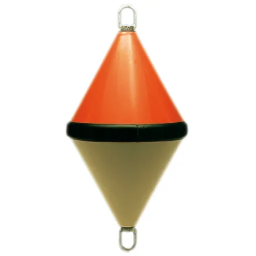Two-cone reinforced ABS bicoloured buoy product image