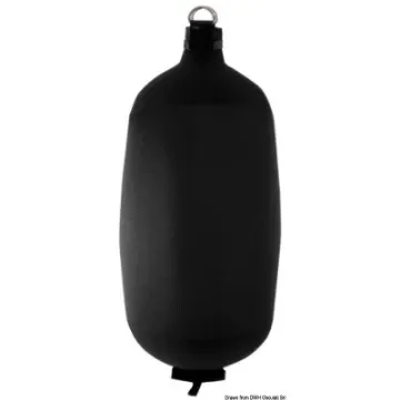 Osculati - FENDERTEX C104 inflatable fender black - 33.301.04 product image