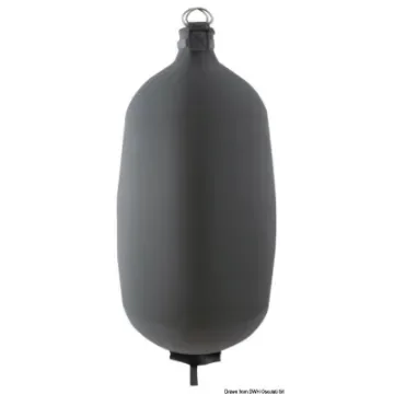 Osculati - FENDERTEX C84 inflatable fender dark grey - 33.301.53 product image