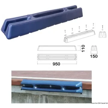 Osculati - Marina and pile fender 950 mm blue - 33.519.10 product image