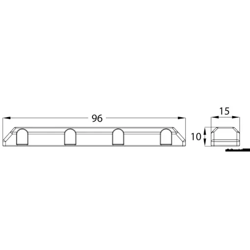 Osculati - Protezione per pontile MEDIUM FENDER bianca - 33.519.63 product image