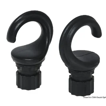 Osculati - Fasten pair of snap-hook-like open rings 75 x 46mm - 34.304.15 product image