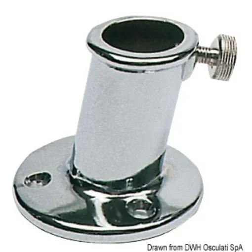 Osculati - Flagspole socket chromed brass &amp;#216; 20 mm - 35.158.01 product image