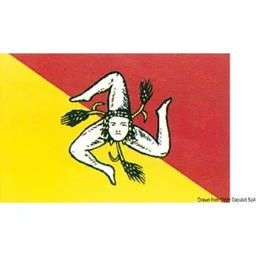 Osculati - Flag Sicily 20 x 30 cm - 35.427.01 product image