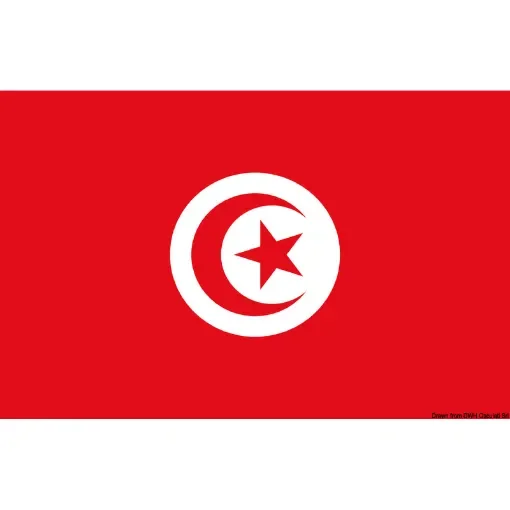 Osculati - Flag Tunisia 20 x 30 cm - 35.438.01 product image