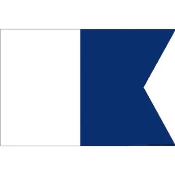 Osculati - Letter A pennant 20 x 30 cm - 35.445.04 product image