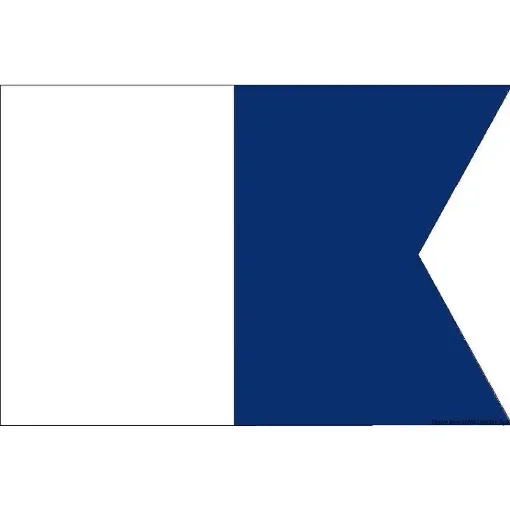 Osculati - Letter A pennant 20 x 30 cm - 35.445.04 product image