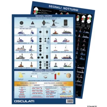 Osculati - Tabella segnali visivi diurni e notturni COLREG72 - 35.452.88 product image