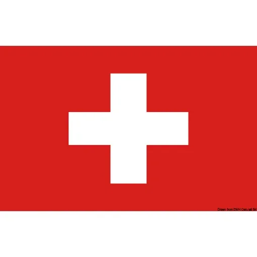 Osculati - Flag Switzerland 20 x 30 cm - 35.458.01 product image