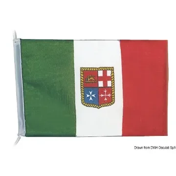 Italian ensign made with light polyester product image