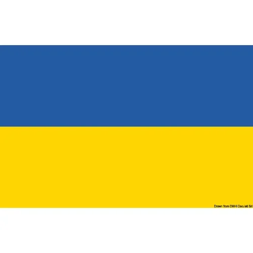 Osculati - Flag Ukraine 20 x 30 cm - 35.462.01 product image