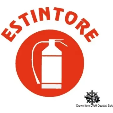 Osculati - Type-approved EC extinguisher sticker - 35.464.01 product image