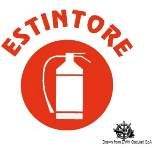 Osculati - Type-approved EC extinguisher sticker - 35.464.01 product image