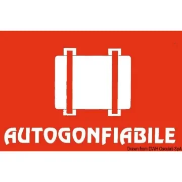 Osculati - Type-approved EC self-inflatable life raft sticker - 35.464.02 product image