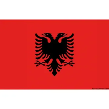 Osculati - Flag Albania 20 x 30 cm - 35.474.01 product image