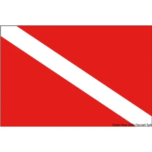 Osculati - Scuba diving flag 20 x 30 cm - 35.480.01 product image