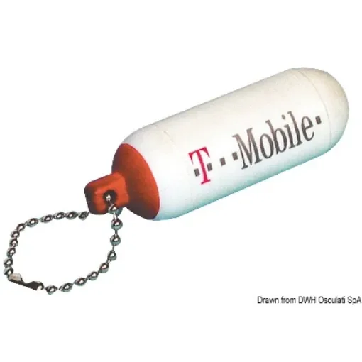 Osculati - Long fender keyring red/white - 35.511.05 product image