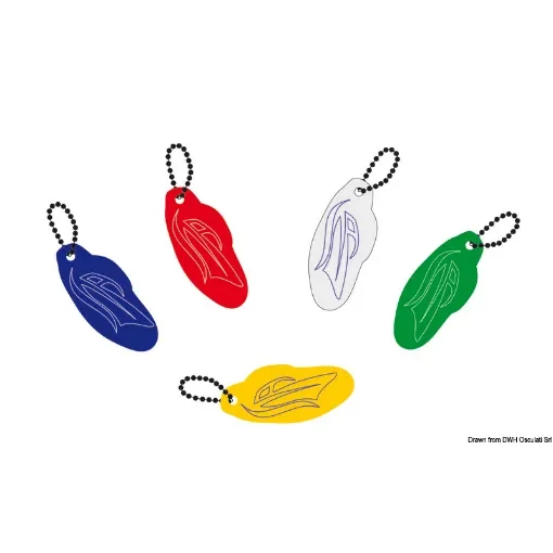 Osculati - Softfoam keyring Motorboat blue - 35.823.02 product image
