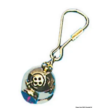 Osculati - Pendant polished brass keyring Diving Helmet - 35.835.00 product image