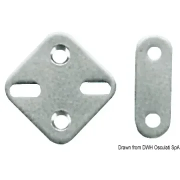 Osculati - SS plate 19x51 mm - 37.260.84 product image