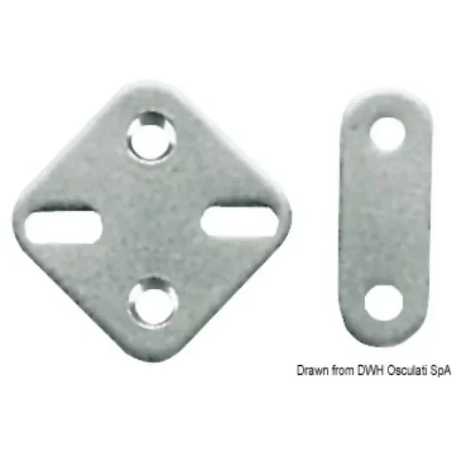 Osculati - SS plate 19x51 mm - 37.260.84 product image
