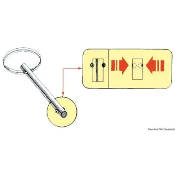 Osculati - S.S self-locking pin 6x25 mm - 37.264.10 product image