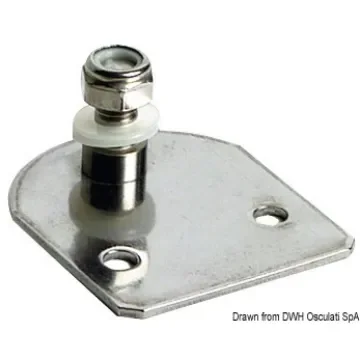 Osculati - Flat fastening plate w/8-mm threaded pin - 38.013.00 product image