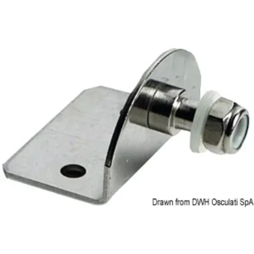 Osculati - Compact 90&amp;#176; plate 8mm-threaded external pin - 38.013.23 product image
